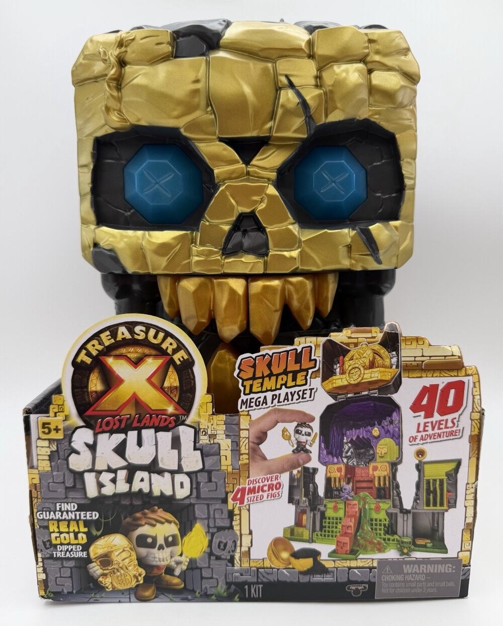 Treasure X Lost Lands Skull Island Golden Treasure Temple Mega Playset New